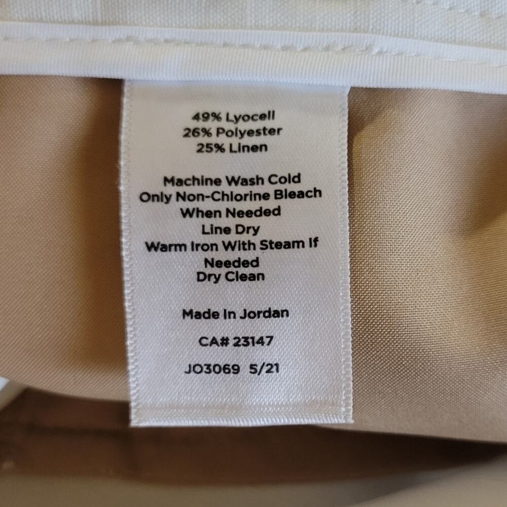 Talbots Pull On Drawstring Pants With Pockets - image 8